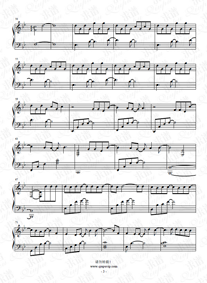 《哑巴》钢琴谱由求谱网制作，并提供《哑巴》钢琴曲在线试听，《哑巴》钢琴谱（五线谱）下载