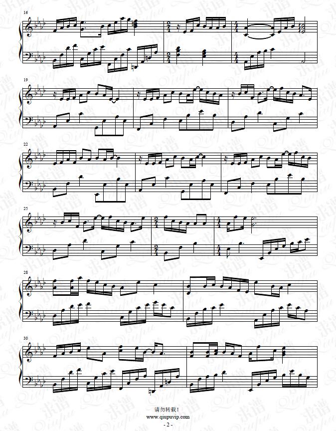 《绘笔江南》钢琴谱由求谱网制作，并提供《绘笔江南》钢琴曲在线试听，《绘笔江南》钢琴谱（五线谱）下载