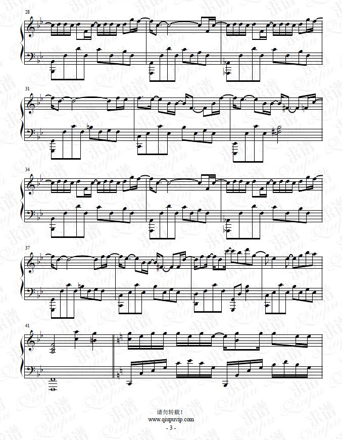 《木偶人》钢琴谱由求谱网制作，并提供《木偶人》钢琴曲在线试听，《木偶人》钢琴谱（五线谱）下载