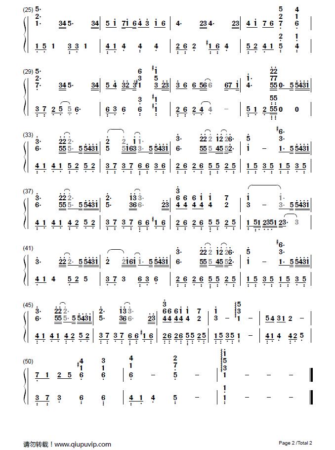 《12》钢琴谱由求谱网制作，并提供《12》钢琴曲在线试听，《12》钢琴谱（简谱）下载