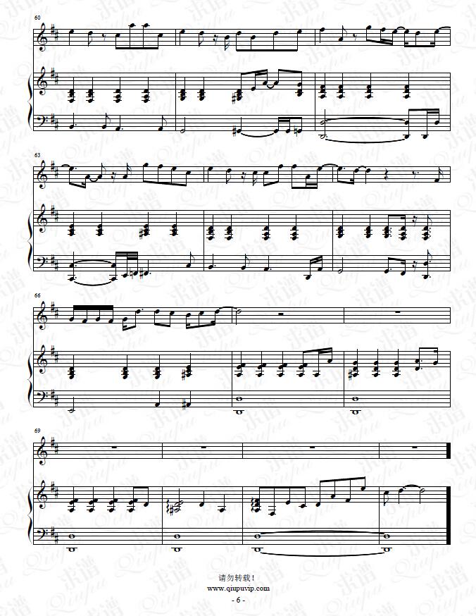 《第一首情歌》钢琴谱（钢伴）由求谱网制作，并提供《第一首情歌》钢琴曲（钢琴弹唱）在线试听，《第一首情歌》钢琴谱（五线谱）下载