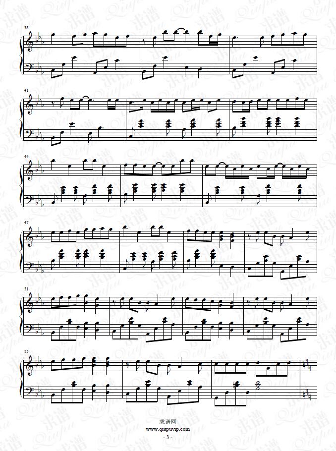 《说爱你》钢琴谱由求谱网制作,并提供《说爱你》钢琴曲在线试听,《说