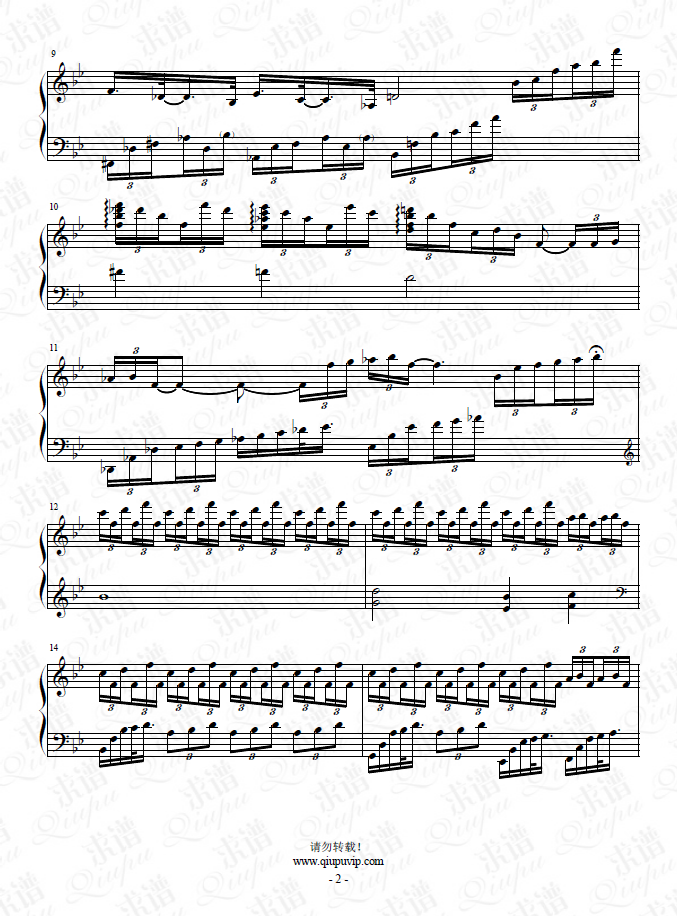 night photography_marika takeuchi_钢琴谱_求谱网