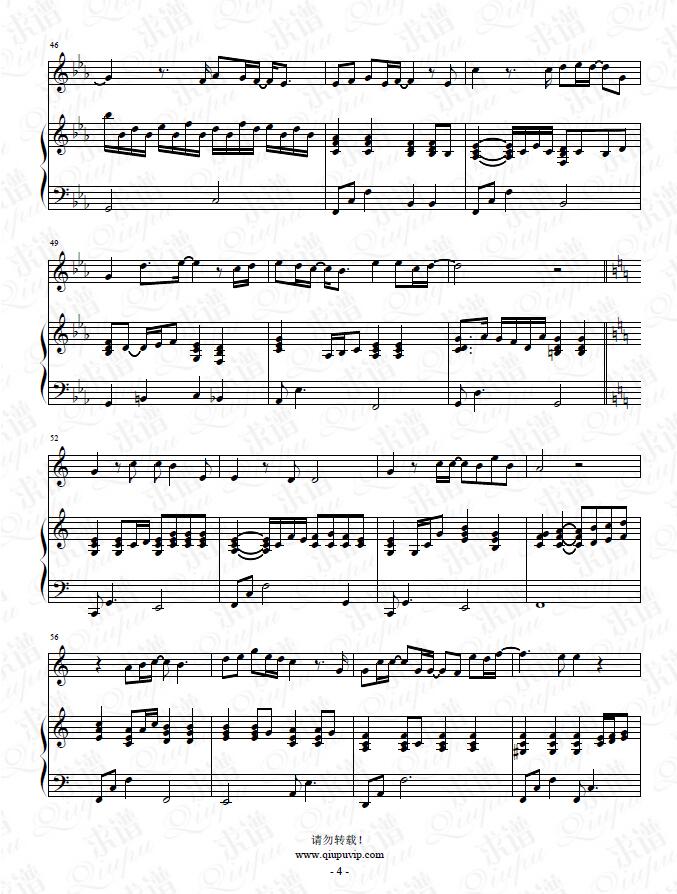 十七_王源_钢琴谱_求谱网