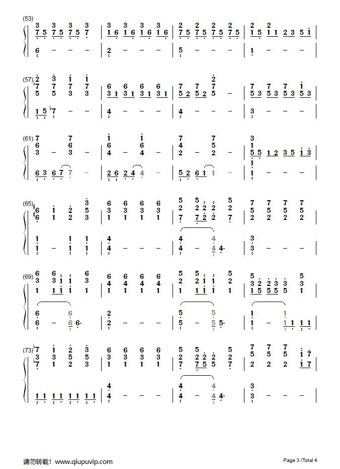 钢琴曲(钢琴弹唱)在线试听,《永不失联的爱》钢琴谱(简谱)下载