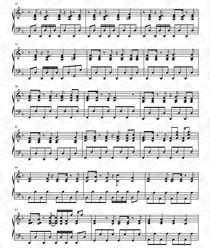Double（Action Piano Form 2）钢琴谱