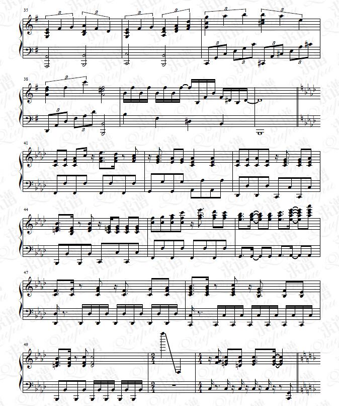 Double（Action Piano Form 2）钢琴谱