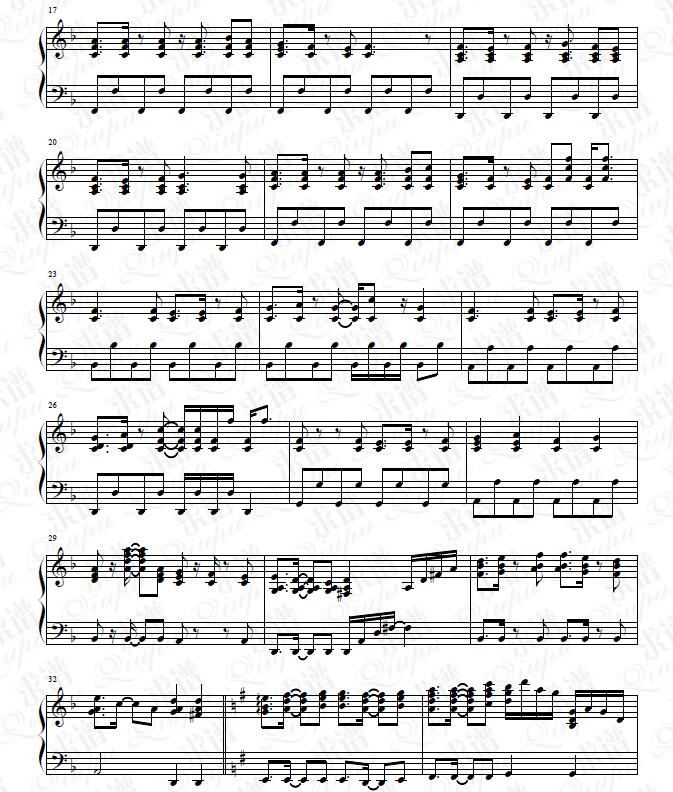 Double（Action Piano Form 2）钢琴谱