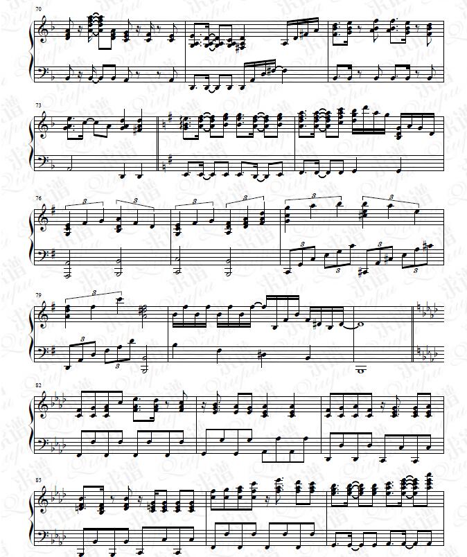 Double（Action Piano Form 2）钢琴谱