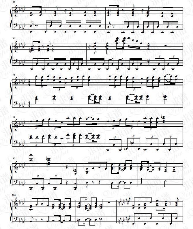 Double（Action Piano Form 2）钢琴谱