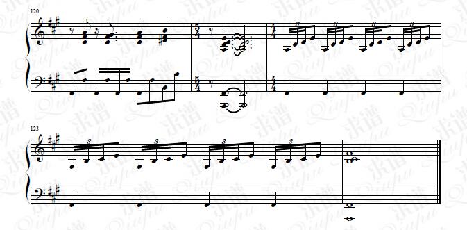 Double（Action Piano Form 2）钢琴谱